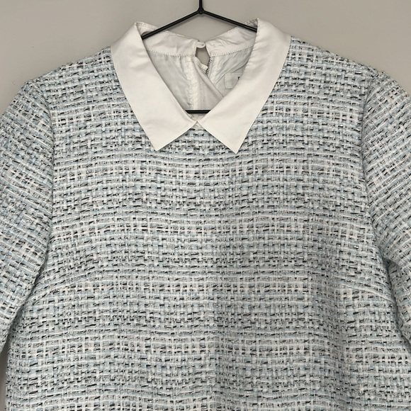 Rumere Tweed Wool Blend Dress - Picture 2 of 8